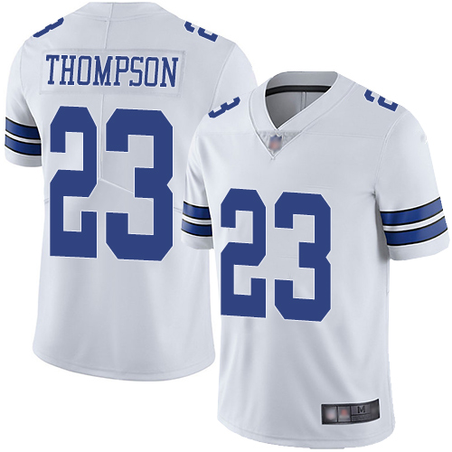 Men Dallas Cowboys Limited White Darian Thompson Road #23 Vapor Untouchable NFL Jersey